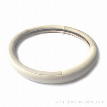 Steering Wheel Cover, Made of Leather Material, OEM Orders Welcomed